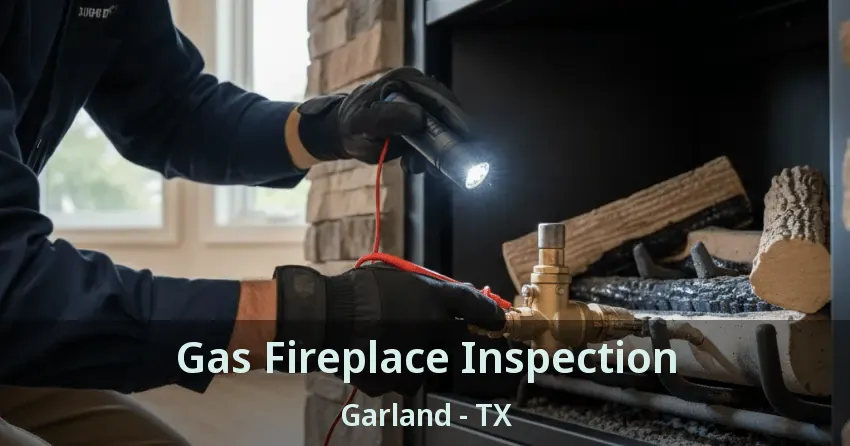 Gas Fireplace Inspection Garland - TX